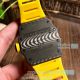 Clone Richard Mille RM 12-01 Black Bezel Yellow Rubber Watchband (9)_th.jpg